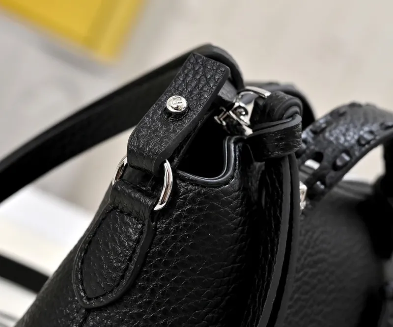 Fendi Black Fendi First Crossbody Bag - Image 7