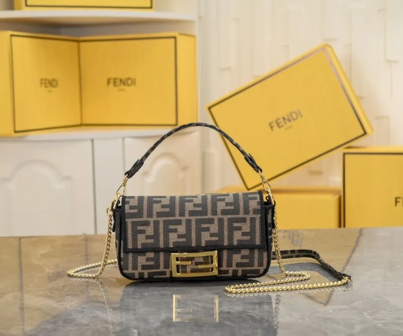 Fendi FF Monogram Small Crossbody Bag