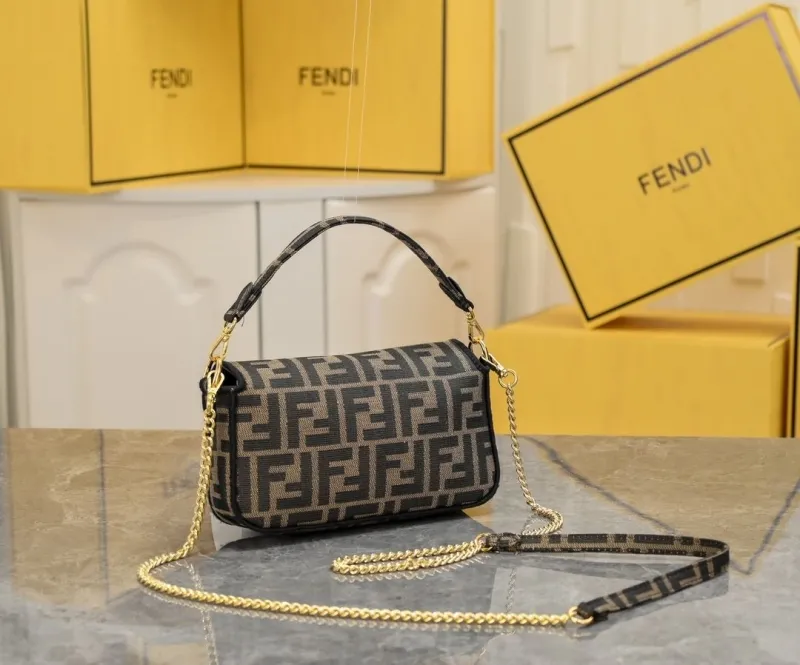 Alternative view of Fendi FF Monogram Small Crossbody Bag