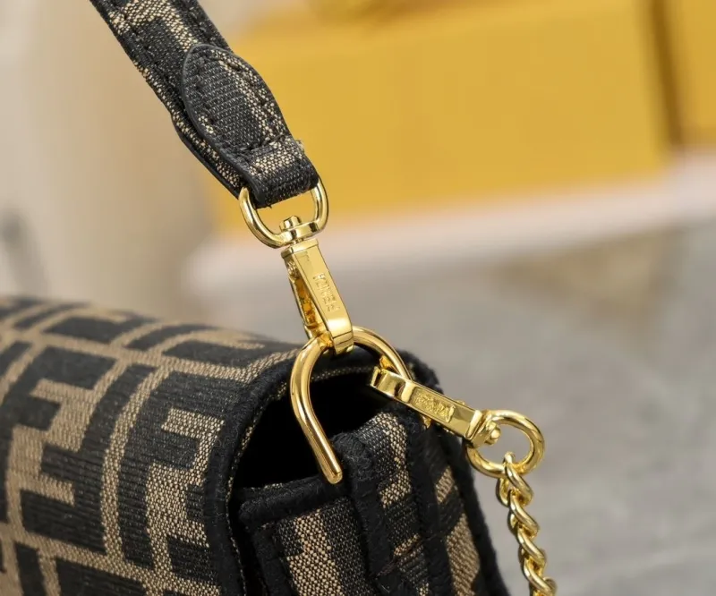 Fendi FF Monogram Small Crossbody Bag - Image 3