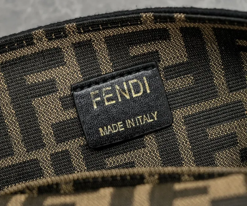 Fendi FF Monogram Small Crossbody Bag - Image 7