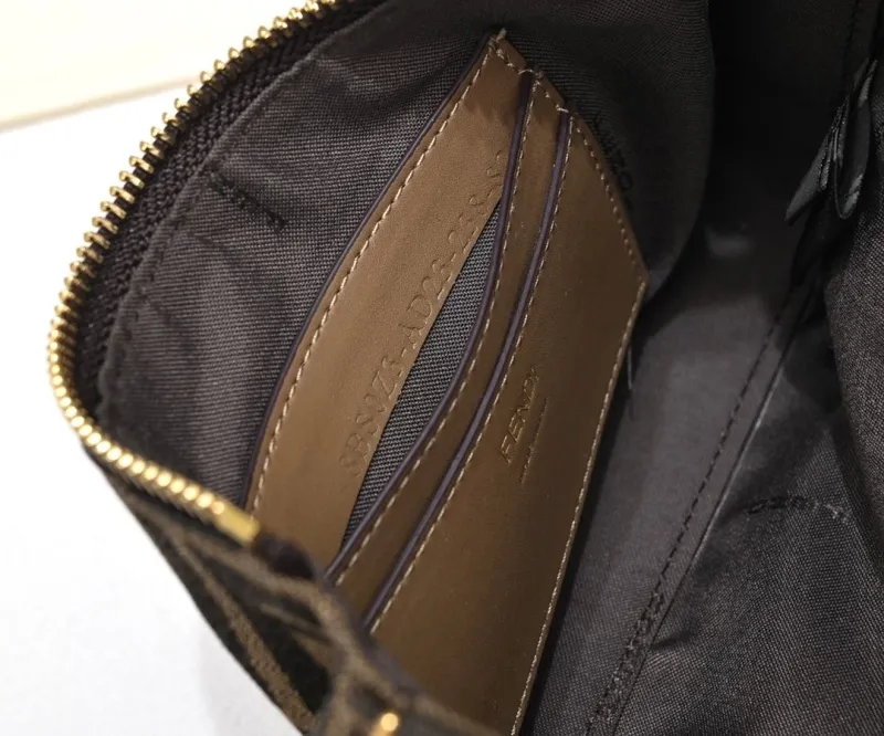Fendi FF Monogram Crossbody Satchel Bag - Image 7