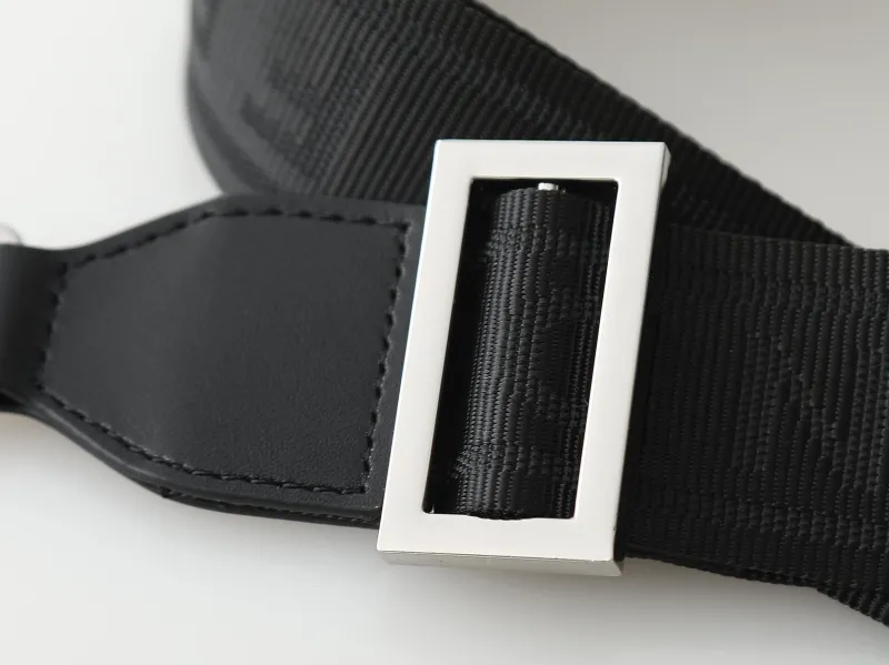Fendi Black FF Monogram Crossbody Bag - Image 9