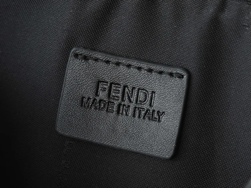 Fendi Black Crossbody Satchel Bag - Image 9