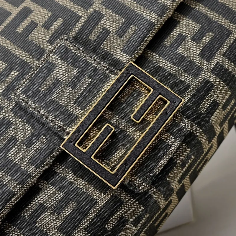 Fendi FF Monogram Satchel Bag 41 - Image 3