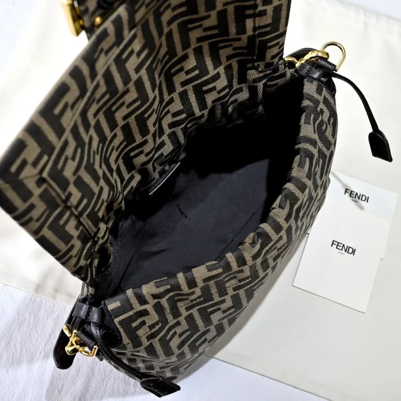 Fendi FF Monogram Satchel Bag 41 - Image 9