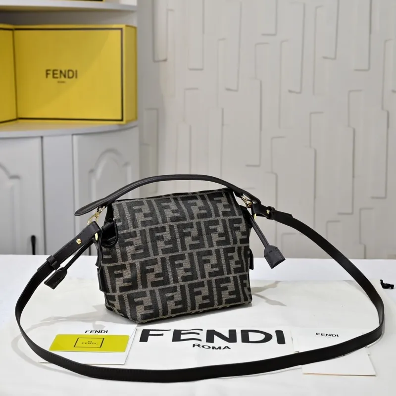 Alternative view of Fendi FF Monogram Satchel Crossbody Bag