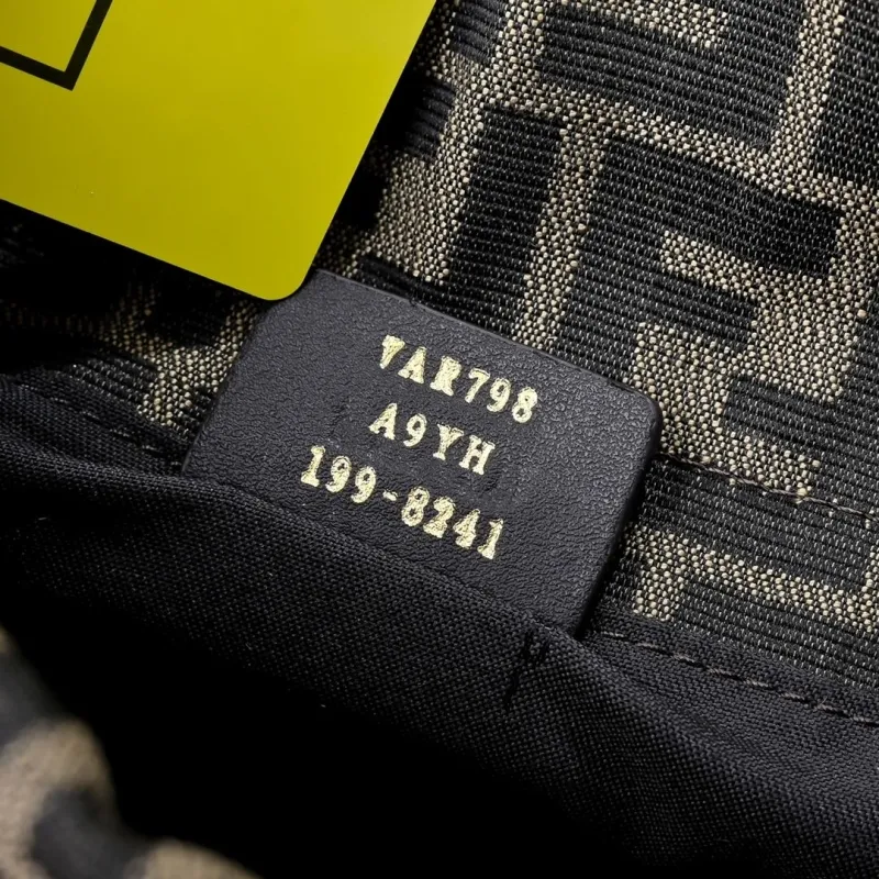 Fendi FF Monogram Satchel Crossbody Bag - Image 8