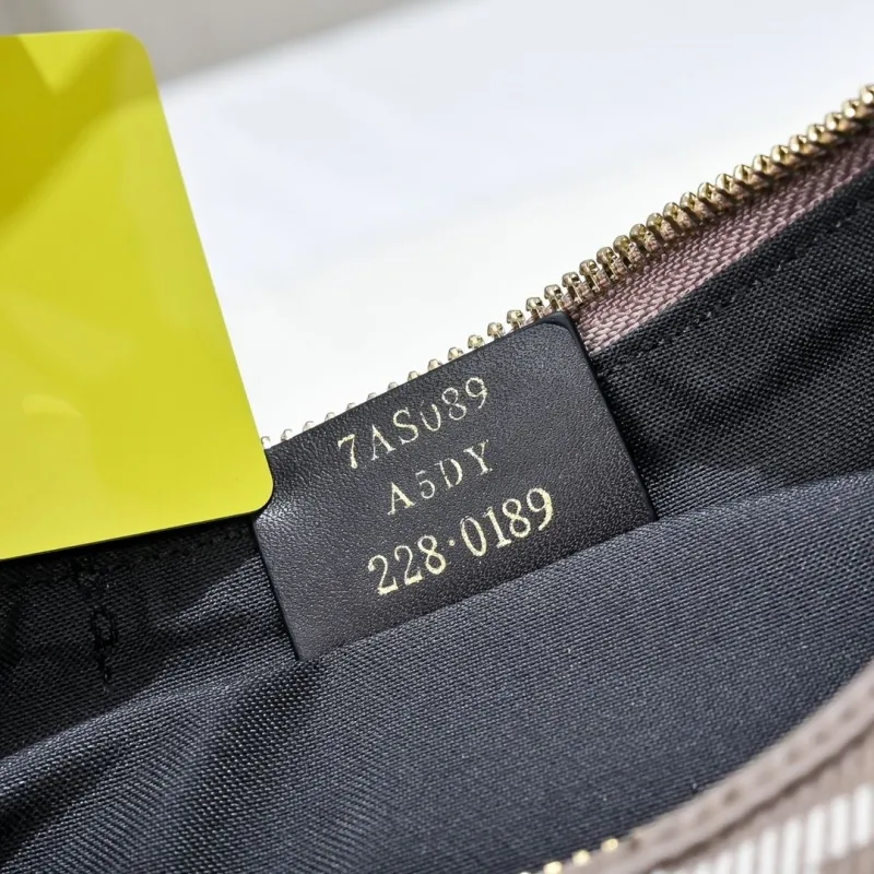 Fendi FF Monogram Taupe Hobo Shoulder Bag - Image 6