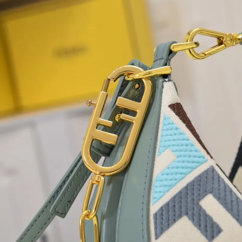 Fendi Multi-Color FF Mini Shoulder Bag - Image 4