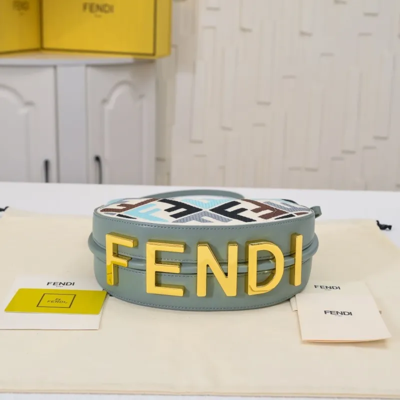 Fendi Multi-Color FF Mini Shoulder Bag - Image 5
