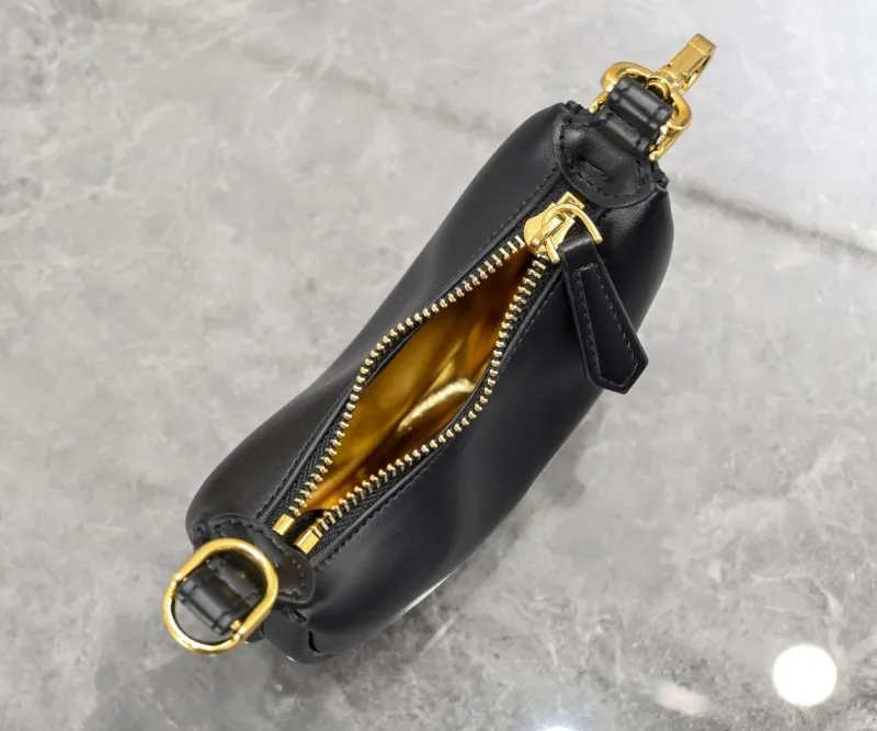 Fendi Black Mini Crossbody Satchel Bag - Image 9
