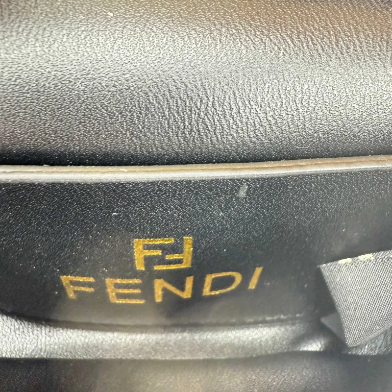 Fendi Black Mini Chain Crossbody Bag 68011 11x8cm - Image 8
