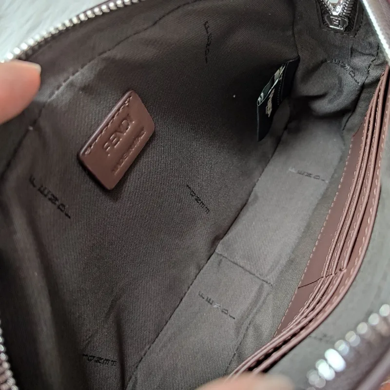 Fendi Brown Roma Crossbody Satchel Bag - Image 7