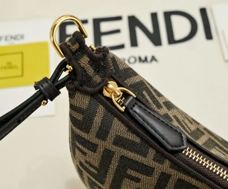 Fendi FF Monogram Mini Crossbody Bag 155 - Image 4