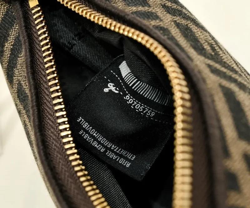 Fendi FF Monogram Mini Crossbody Bag 155 - Image 9