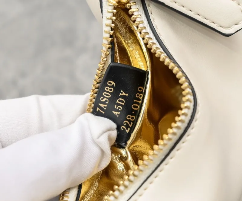 Fendi White Mini Satchel Crossbody Bag - Image 7