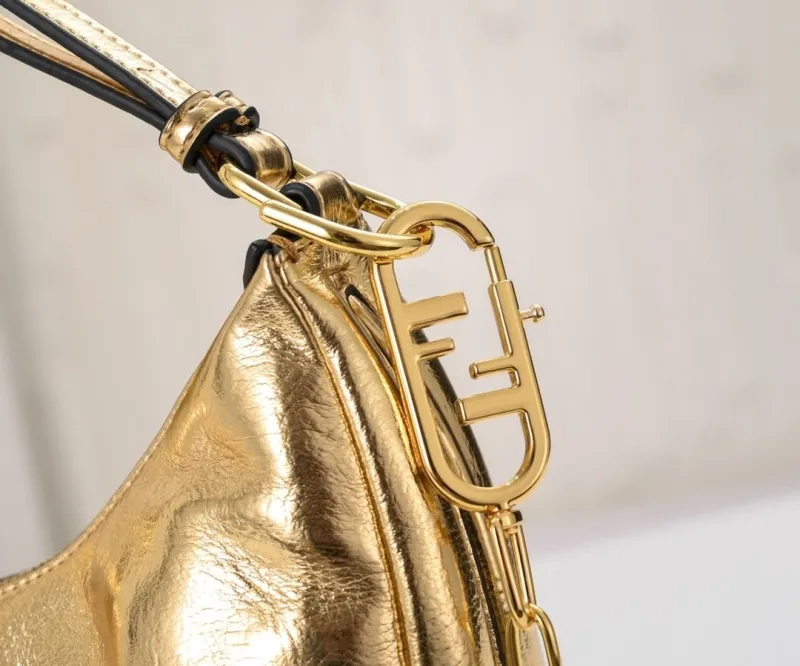 Alternative view of Fendi Gold Hobo Bag 165