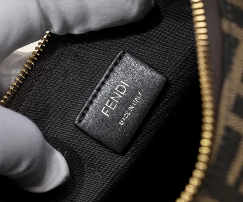 Fendi FF Monogram Hobo Shoulder Bag - Image 6