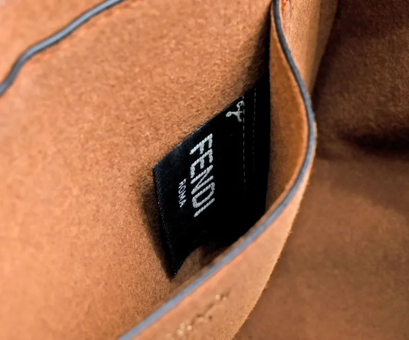 Fendi Brown Leather Crossbody Saddle Bag 170 - Image 8