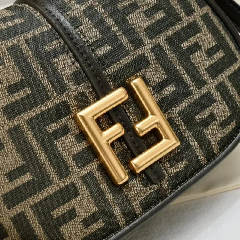 Fendi FF Monogram Saddle Crossbody Bag 171 - Image 4