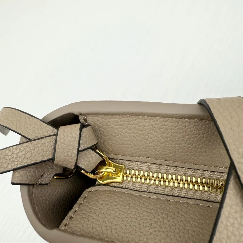 Fendi Taupe Small Tote Bag 8801 - Image 6