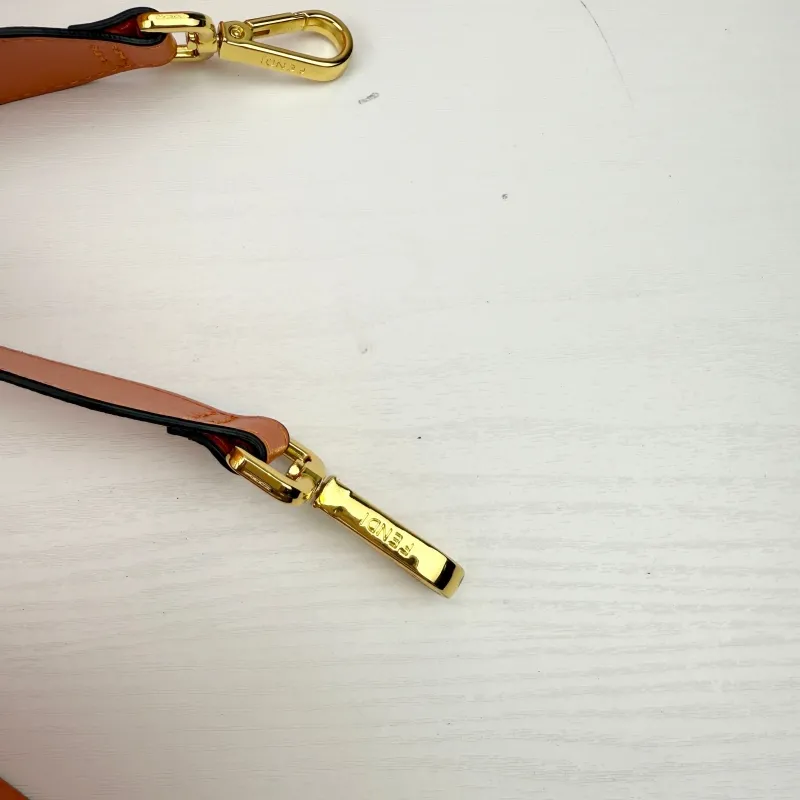 Fendi Orange FF Logo Tote Bag 8833-35 - Image 6