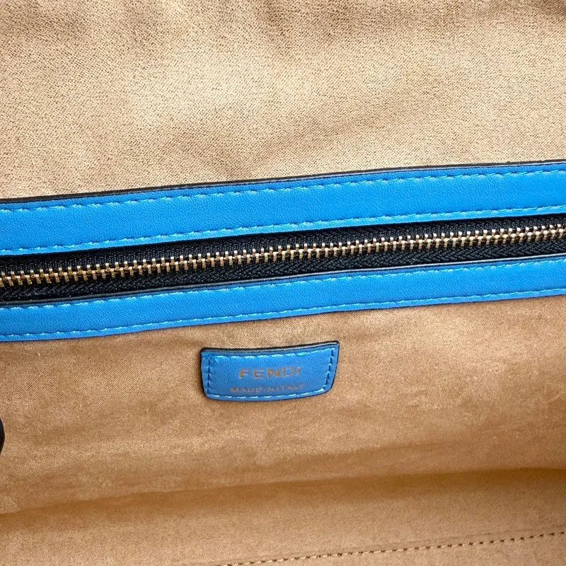 Fendi Blue Tote Bag 8833-35 - Image 8