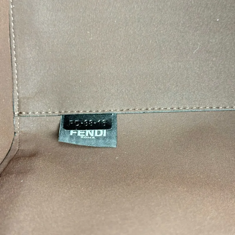 Fendi FF Monogram Tote Bag 8853 Taupe 27x20x29cm - Image 9