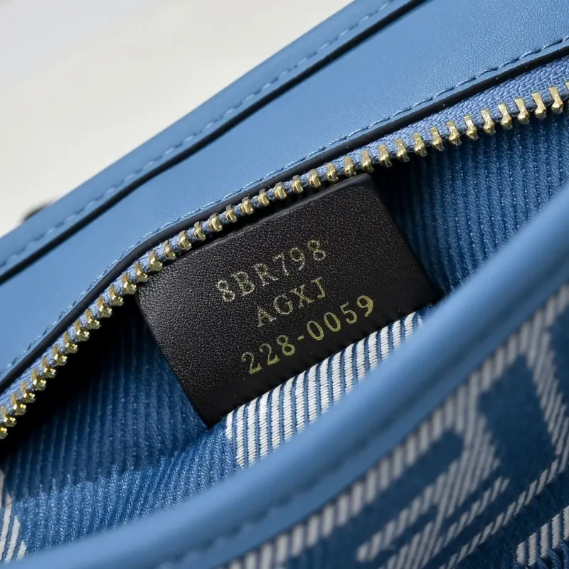 Fendi Light Blue Mini Tote Bag - Image 8