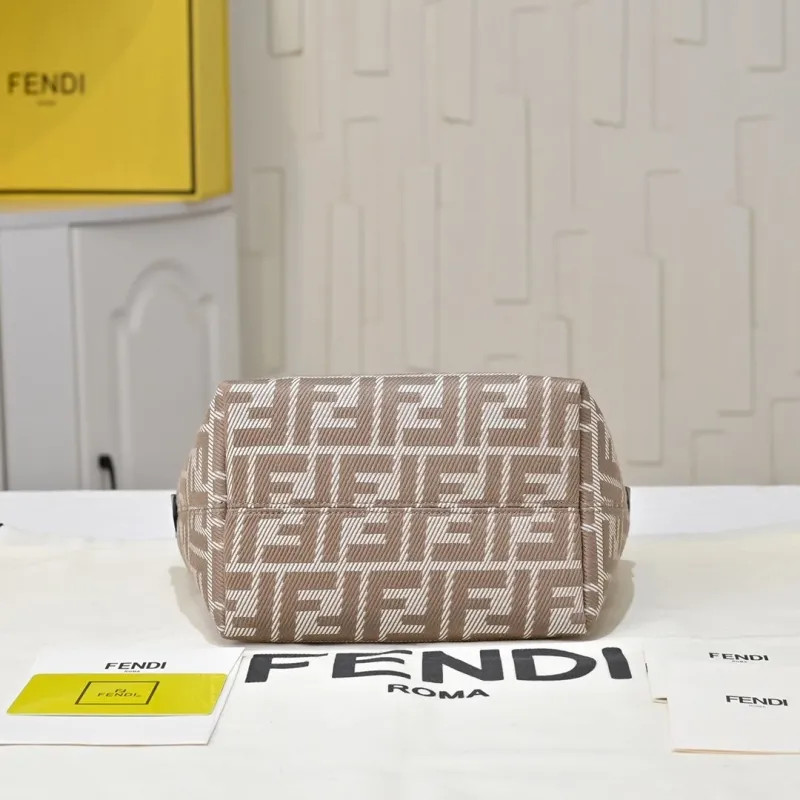 Fendi Beige Mini Tote Bag - Image 4
