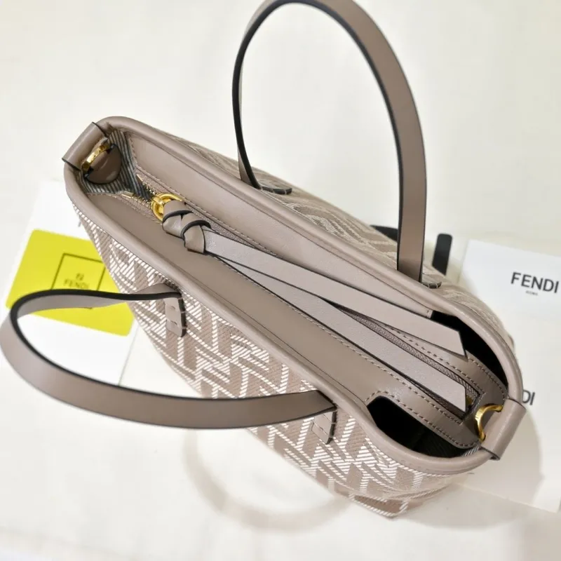 Fendi Beige Mini Tote Bag - Image 5