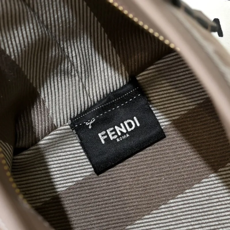 Fendi Beige Mini Tote Bag - Image 6