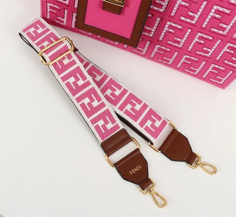 Fendi Pink FF Monogram Tote Bag - Image 4