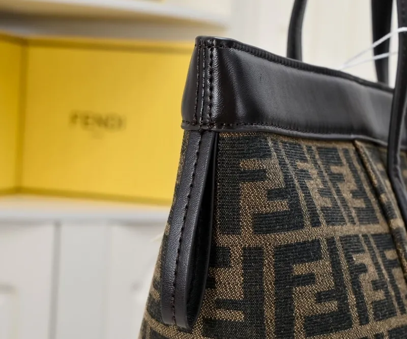 Fendi FF Pattern Tote Bag 87 - Image 3