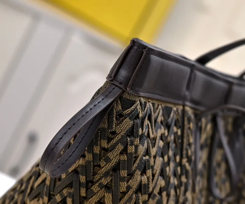 Fendi Brown Monogram Shopping Tote Bag 89 - Image 5