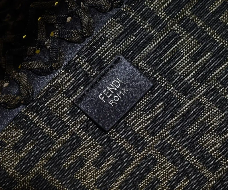 Fendi Brown Monogram Shopping Tote Bag 89 - Image 8