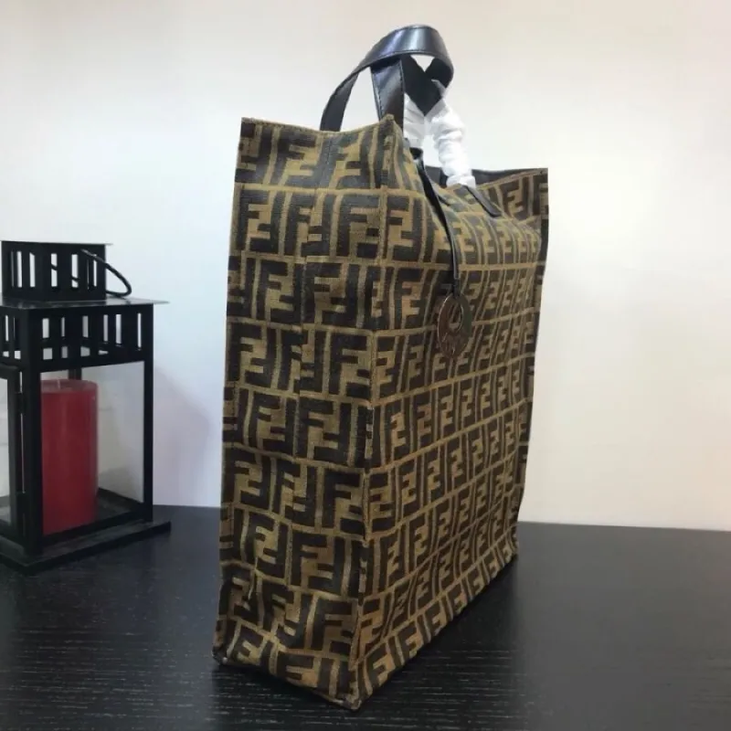 Fendi FF Monogram Tote Shopping Bag 117 - Image 3