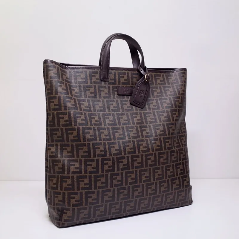 Alternative view of Fendi Brown FF Monogram Tote Bag