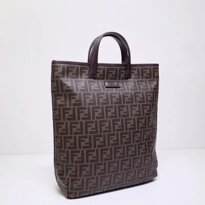Alternative view of Fendi Brown FF Monogram Tote Bag
