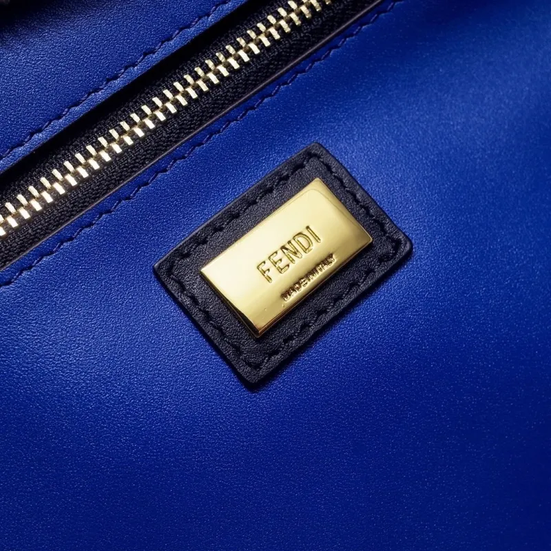 Fendi Brown FF Monogram Tote Bag with Small Pouch 128 - Image 8