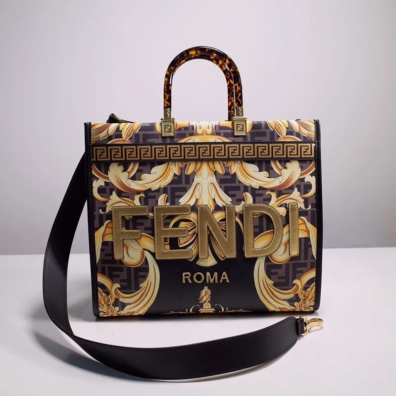 Fendi Roma Baroque Tote Bag