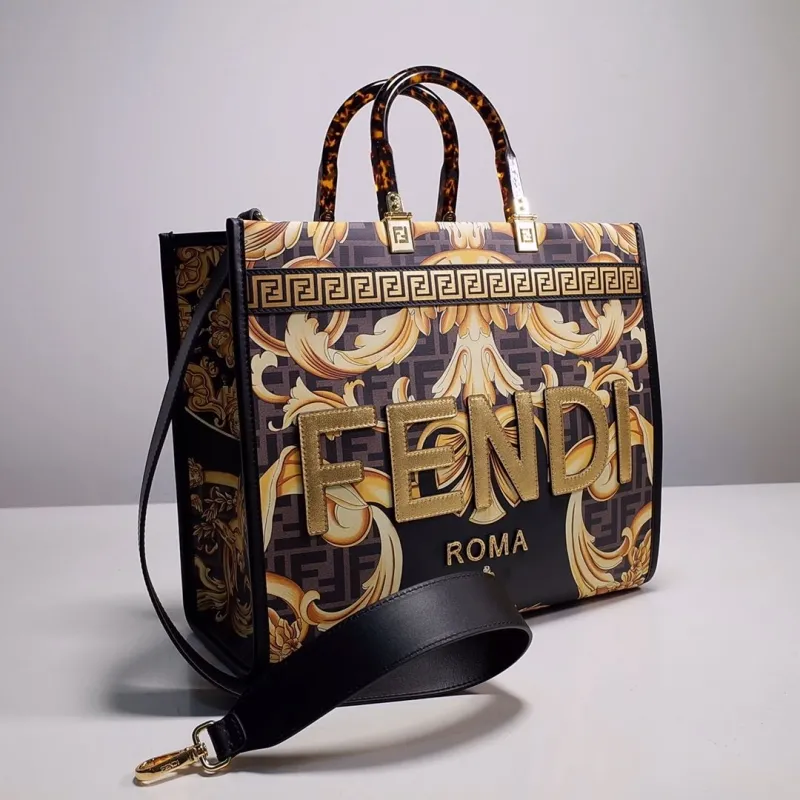 Alternative view of Fendi Roma Baroque Tote Bag