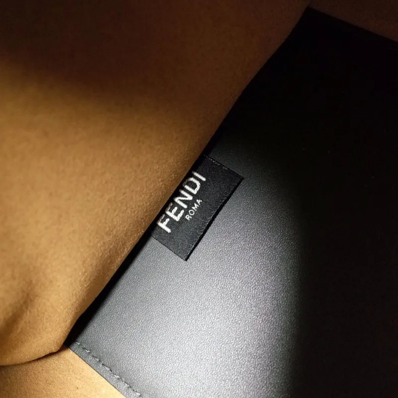 Fendi Roma Dark Gray Tote Bag - Image 9