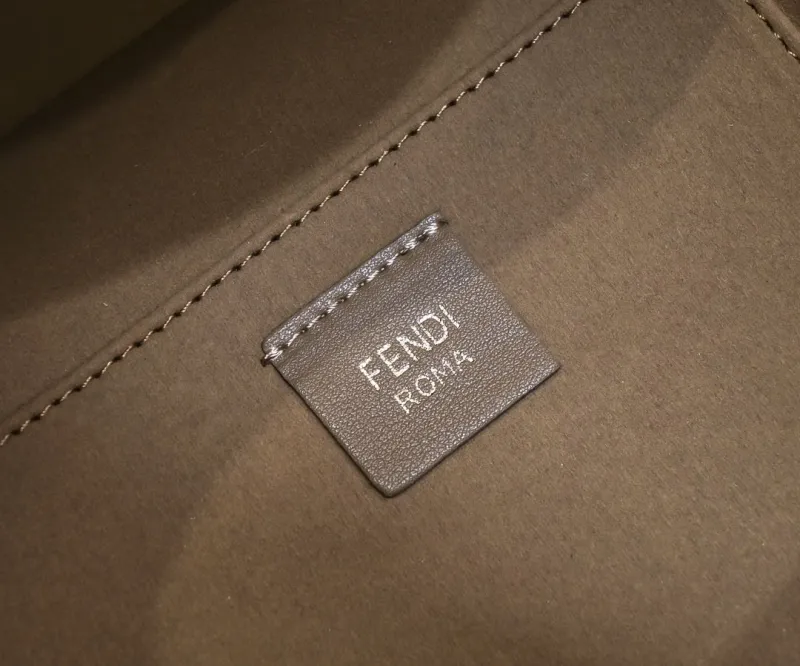 Fendi FF Monogram Blue Tote Bag - Image 6