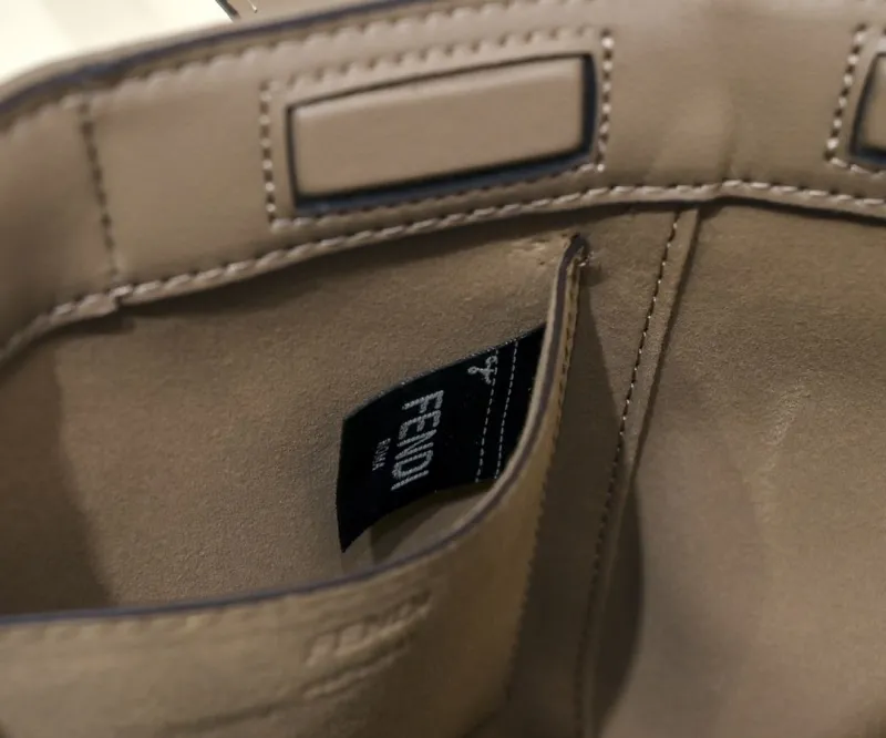 Fendi FF Monogram Blue Tote Bag - Image 7