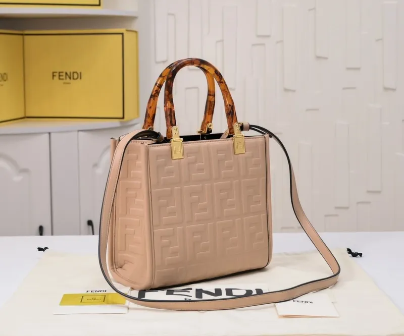 Alternative view of Fendi Beige FF Pattern Tote Bag
