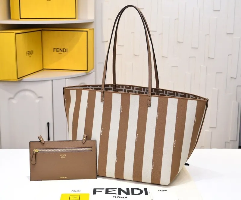 Alternative view of Fendi Reversible Tote Bag with Pouch