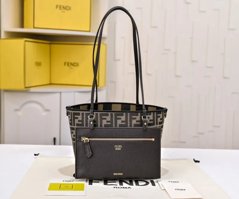 Alternative view of Fendi FF Pattern Tote Bag