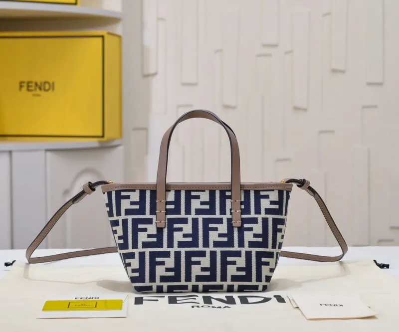 Fendi Mini FF Canvas Tote Bag 208